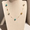 18K Gold Arizona Turquoise Choker