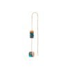 LUMI Arizona Turquoise Threader Earrings