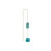 LUMI Blue Arizona Turquoise Threader Earrings
