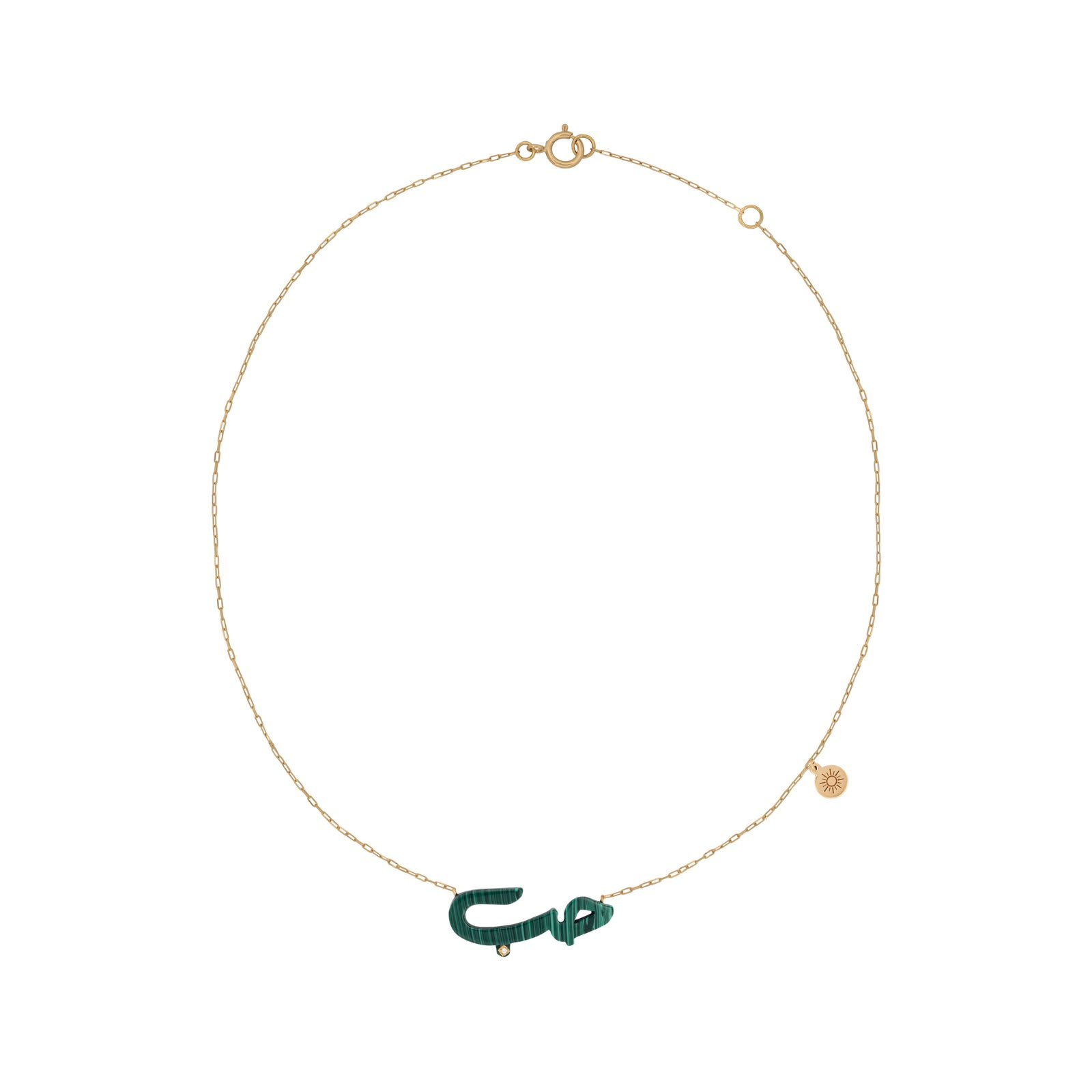 LUMI Natural Stone Name Necklace