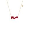 LUMI Natural Stone Name Necklace